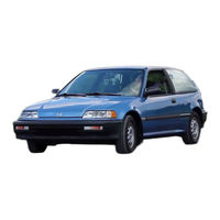 Honda 1991 Civic Online Reference Owner's Manual