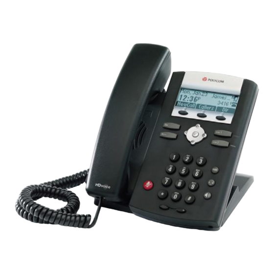 Polycom SoundPoint IP335 User Manual