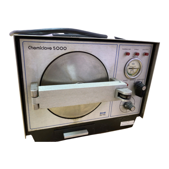 HARVEY CHEMICLAVE 5000 Operating Instructions