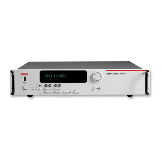 Keithley 3720 Reference Manual