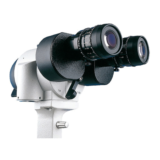 Haag-Streit Slit lamp BD 900 Instruction Manual