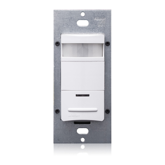 Leviton Decora ODS10-IQ Installation Instructions