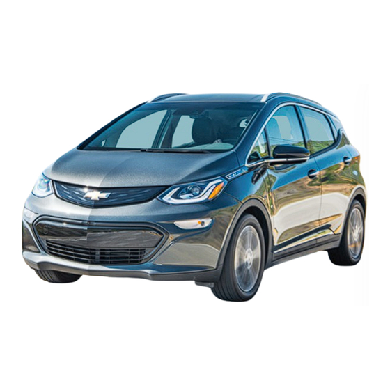 Chevrolet BOLT EV 2019 Getting To Know Manual