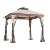 Sunjoy 10'X10' OPP Gazebo L-GZ322PST Instruction Manual