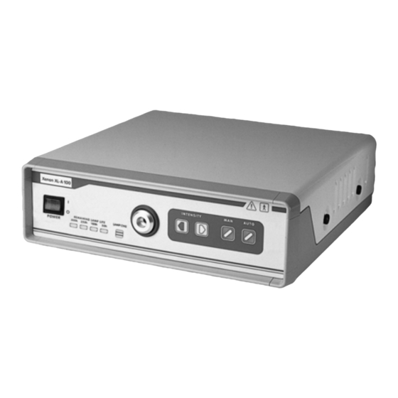 ESS Xenon XL-A100 Operation Manual Service Manual