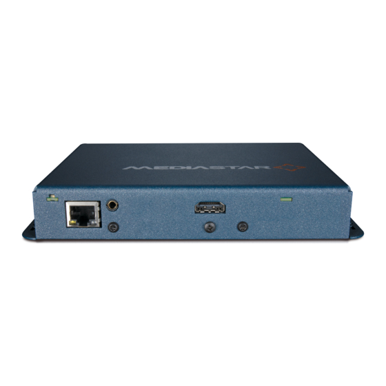 Mediastar 782-LT Quick Start Manual
