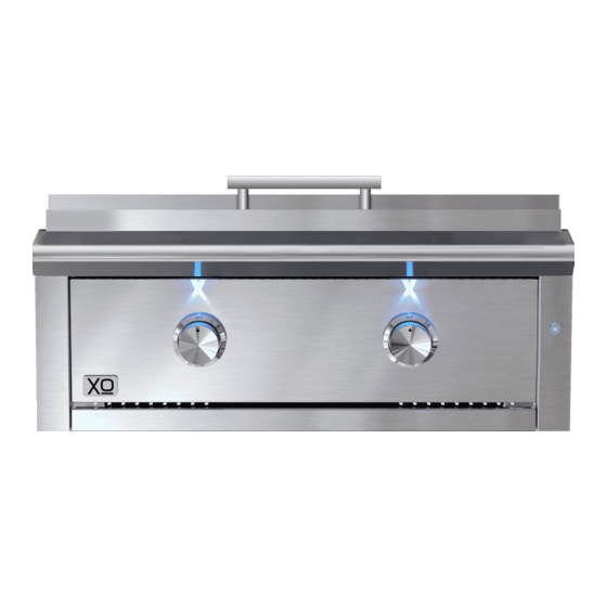 Xo XOGRIDDLE30 Series Manuals
