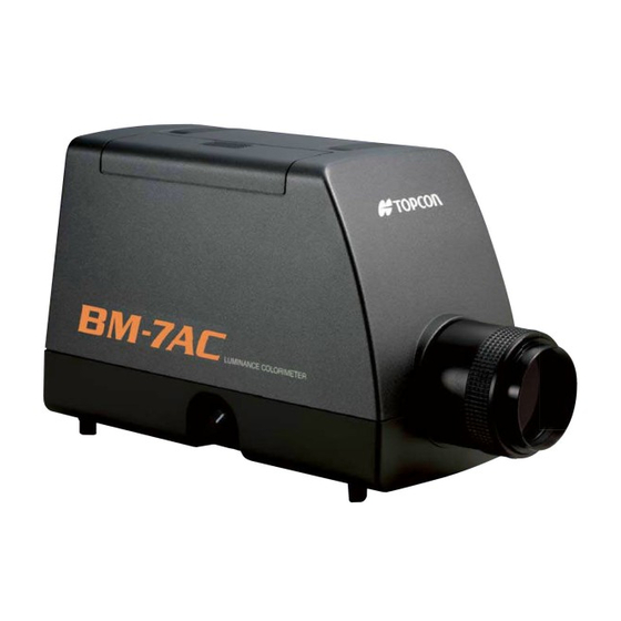 Topcon BM-7AC Instruction Manual