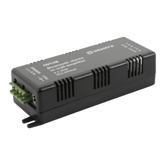 Avsl IW60B User Manual