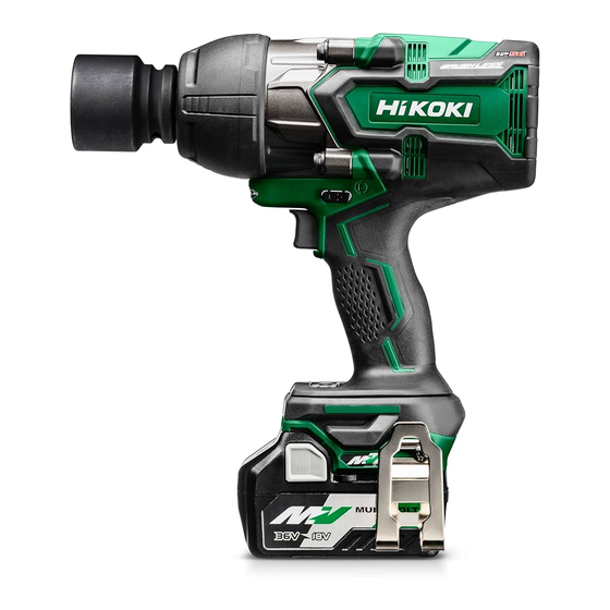 HIKOKI WR36DAWRZ Handling Instructions Manual