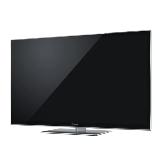 PANASONIC TX-P50VT50Y Smart TV Manuals