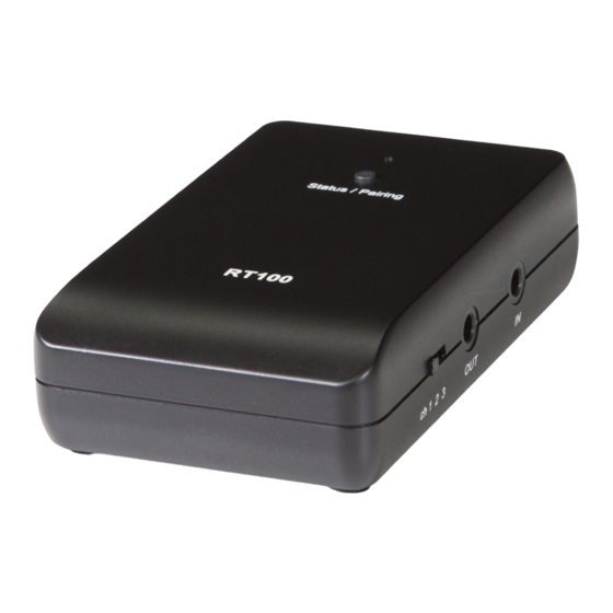 Bluesound RT100 User Manual