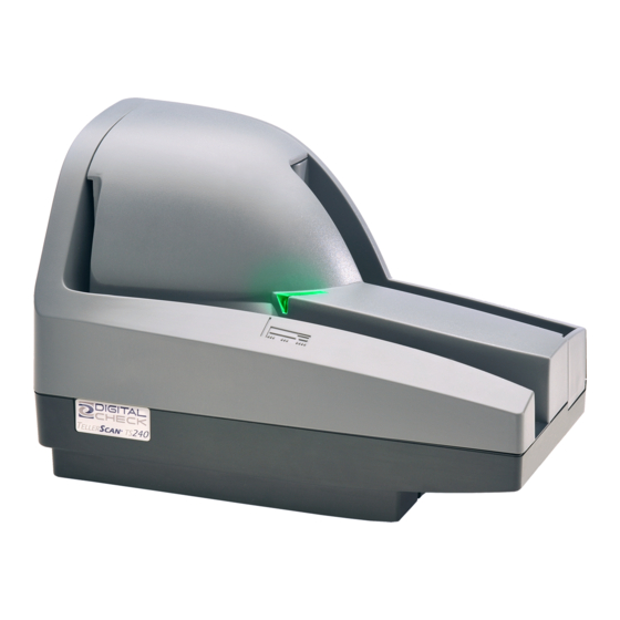 Digital Check TellerScan TS240 Quick Start Manual