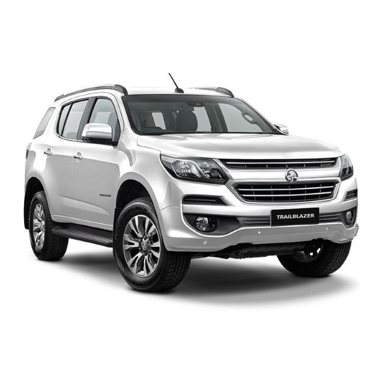 HOLDEN Trailblazer RG 2017 Owner's Manual