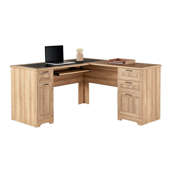 REALSPACE MAGELLAN L-SHAPED DESK ASSEMBLY INSTRUCTIONS AND WARRANTY ...