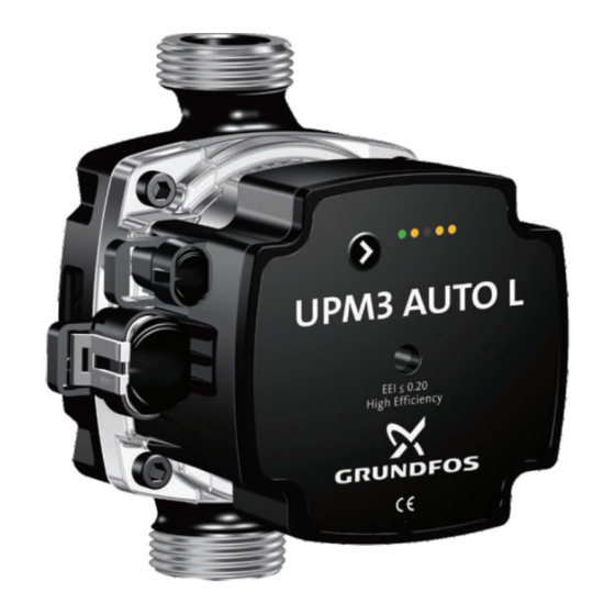 Grundfos UPM3 AUTO L Assembly And Operation Instruction