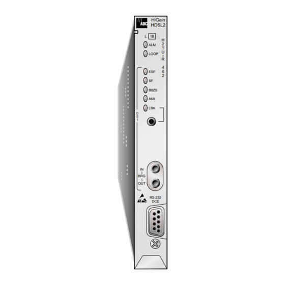 ADC HiGain H2TU-R-402 List 1B Quick Installation
