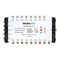 Megasat Multiswitch Installation Manual
