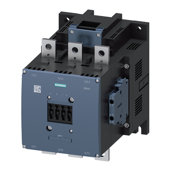 Siemens SIRIUS 3RT1.5 Manuals