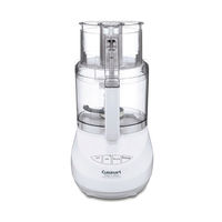 Cuisinart 2011BCN - DLC - 11 Cup Food Processor Brushed Chrome Instruction And Recipe Booklet