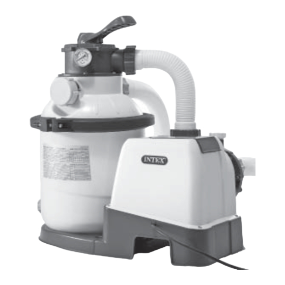 Intex Krystal Clear SF90220RC-2 Owner's Manual