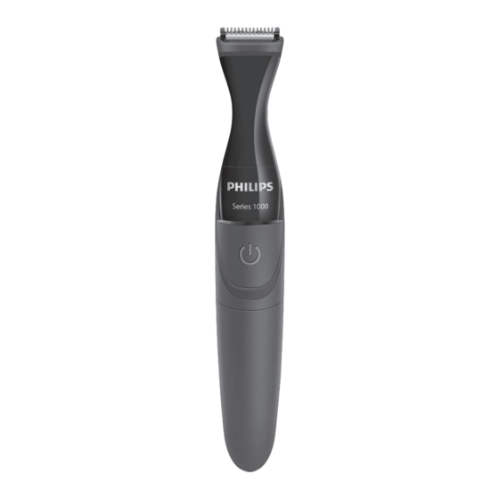 Philips Multigroom Series User Manual