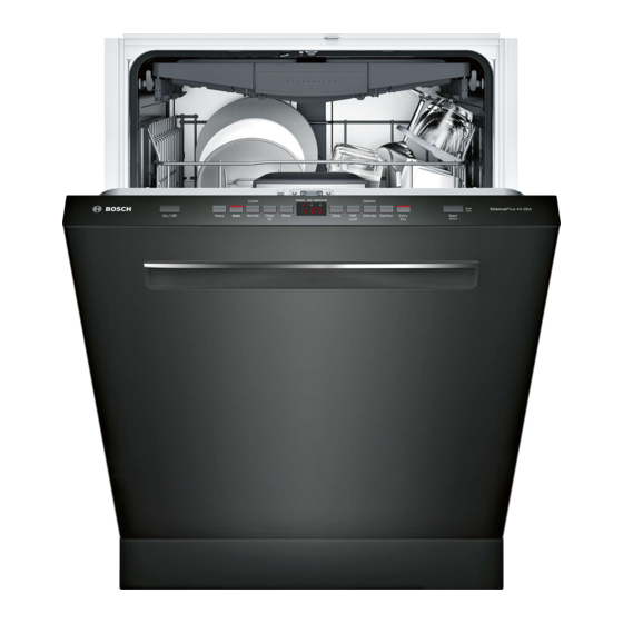 Bosch SHP865WF6N Operating Instructions Manual