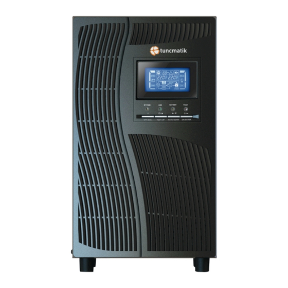 User Manuals: Tuncmatik NEWTECH PRO UPS Power Supply