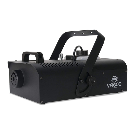 ADJ VFI600 User Instructions