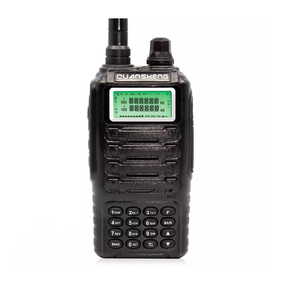 QuanSheng TG-UV2 User Manual