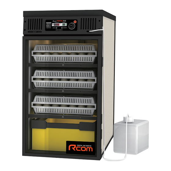 Rcom MARU DELUXE Hatcher & Brooder MX-100HBD User Manual