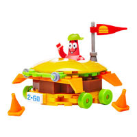 Mega Bloks Nickelodeon SpongeBob Squarepants Patty Wagon Racer Manual