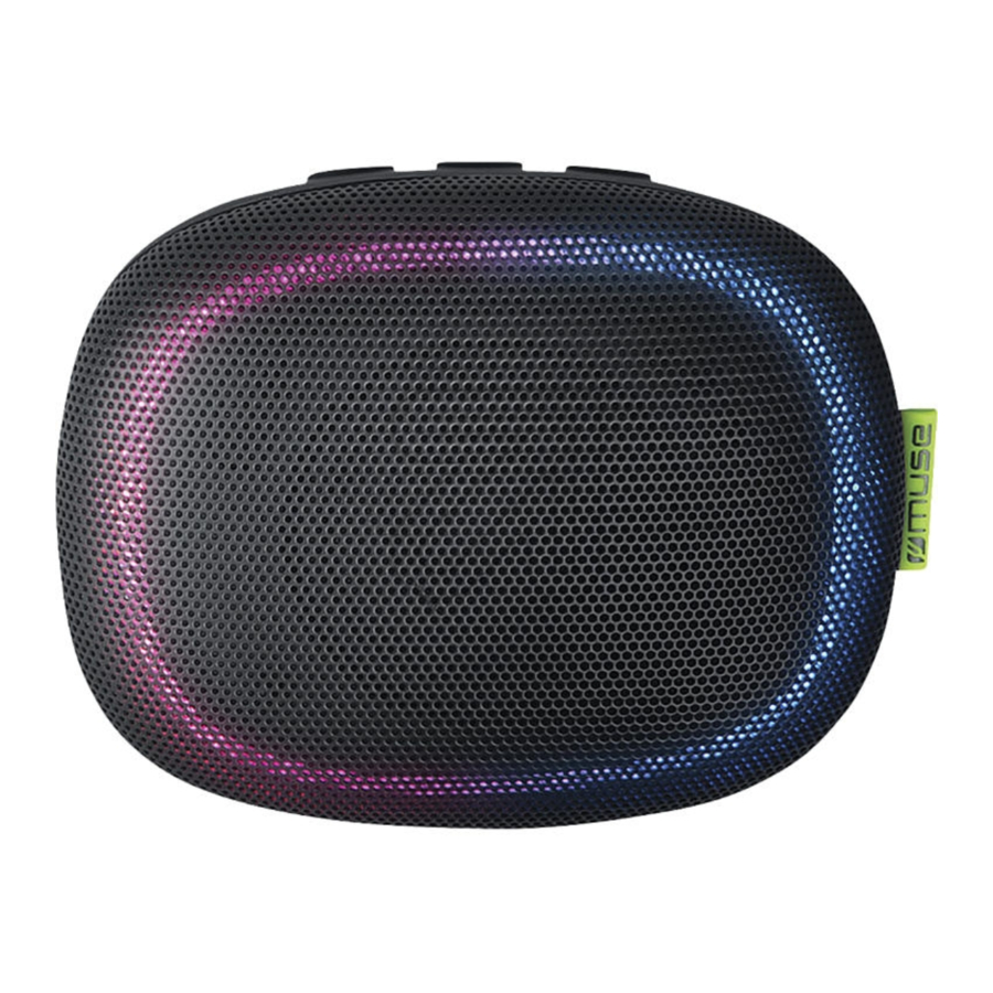 Muse M-330 DJ - Portable Bluetooth Speaker Manual