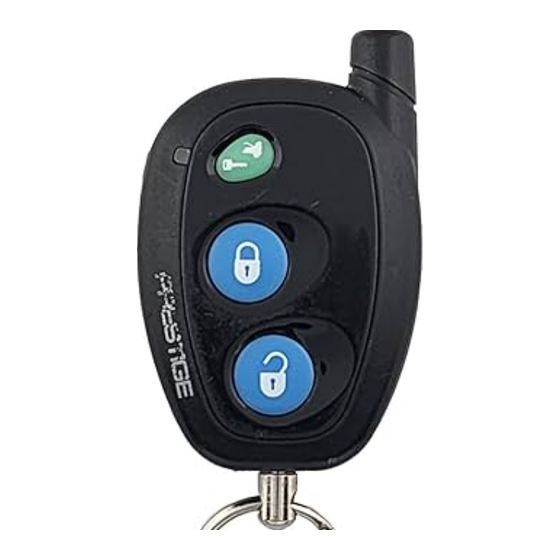 Audiovox APS255A - Car 2 Prestige Platinum Code Learning 3 Button Security System Manuals