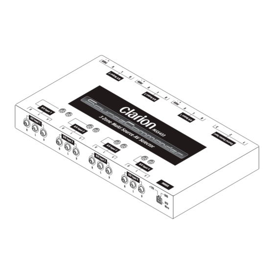 Clarion MSS433 Owner's Manual