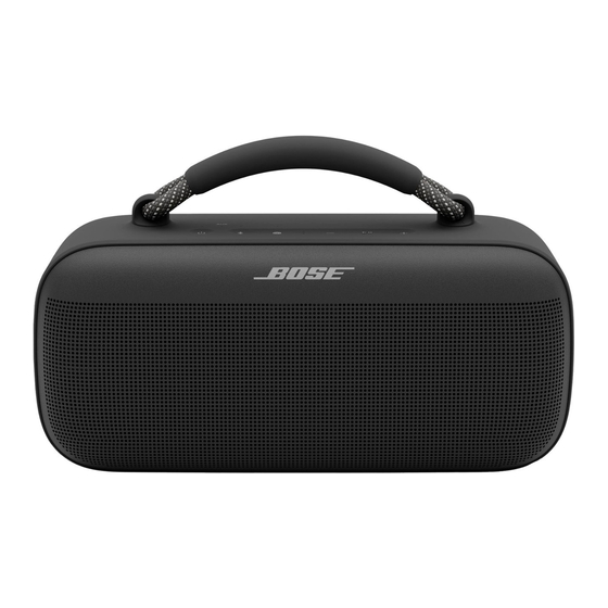 Bose SOUNDLINK MAX Manual