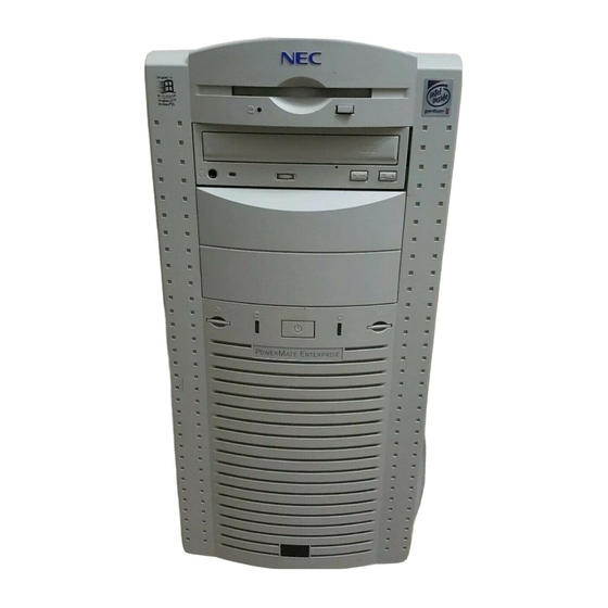 NEC POWERMATE 8100 Series Manuals