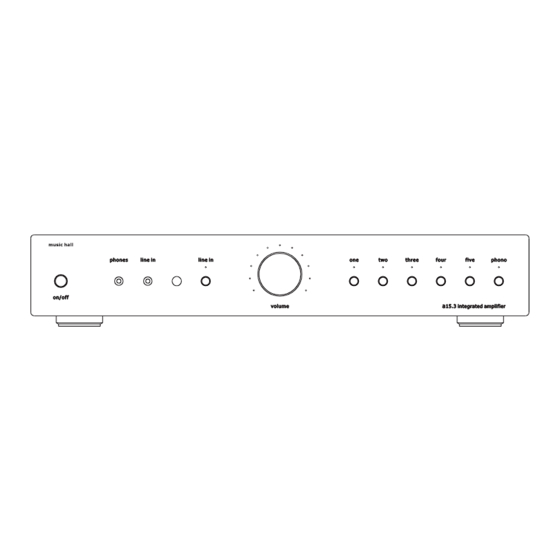 MUSIC HALL a15.3 User Manual