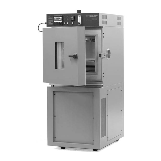 TestEquity 123H Operation And Service Manual