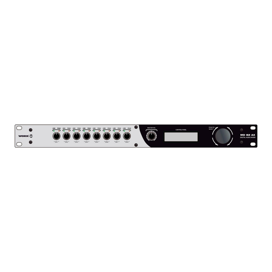 Work Pro MD 82 AX MKII User Manual