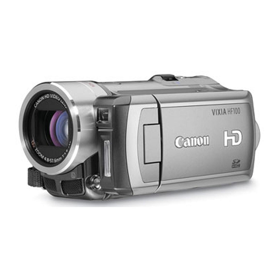 Canon VIXIA HF100 Brochure & Specs
