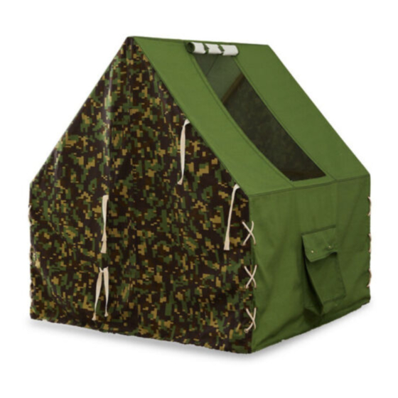 Asweets Wonder & Wise CAMO SCOUT TENT Assembly Instructions
