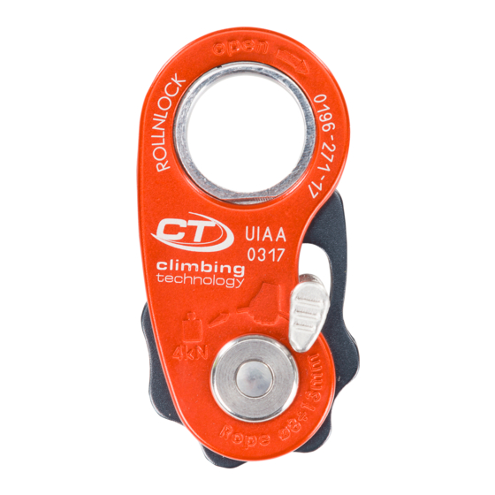 Climbing Technology ROLLNLOCK 2D652 Manuals