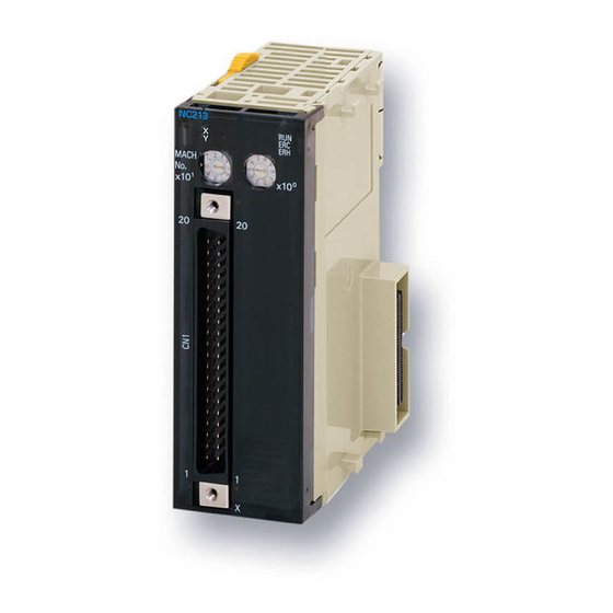 Omron CS1W-213 - REV 02-2008 Operation Manual