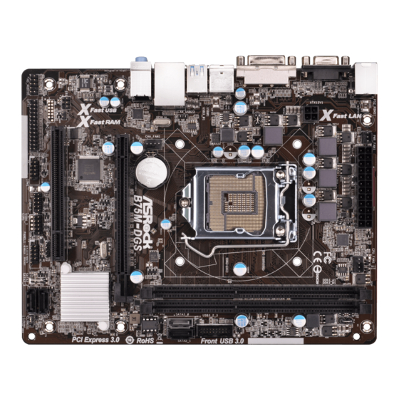 ASROCK B75M-DGS R2.0 User Manual