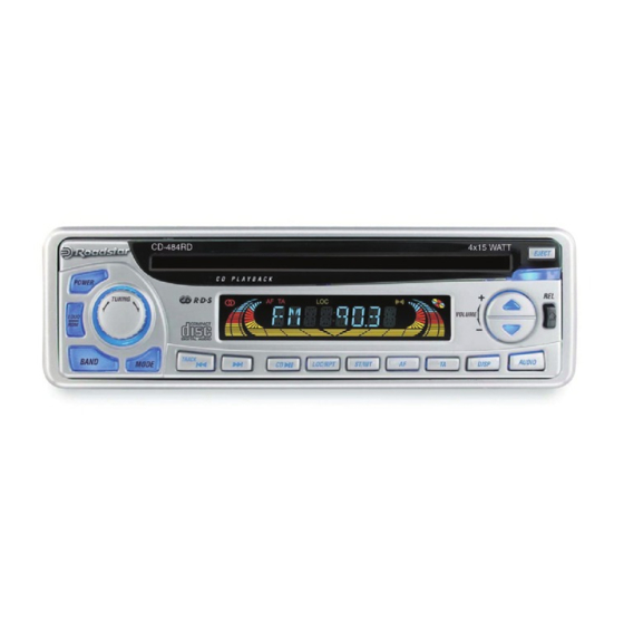 Roadstar CD-484 Service Manual