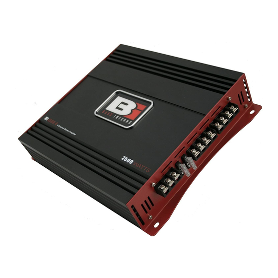 Bass Inferno BI4500.4 Instruction Manual
