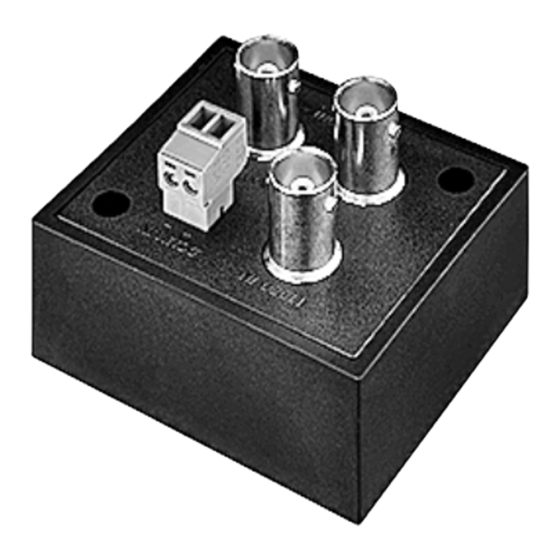 Monacor AXDA-102HD Instructions