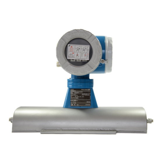 Endress+Hauser Proline Promass 80 HART Series Safety Instructions