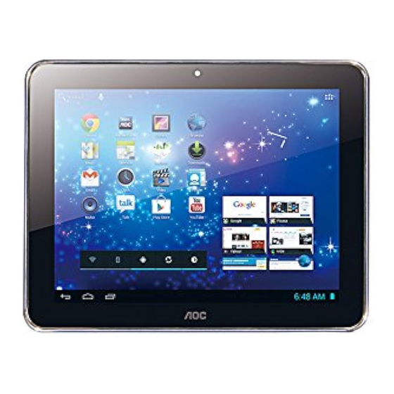 AOC MW1031 Manual